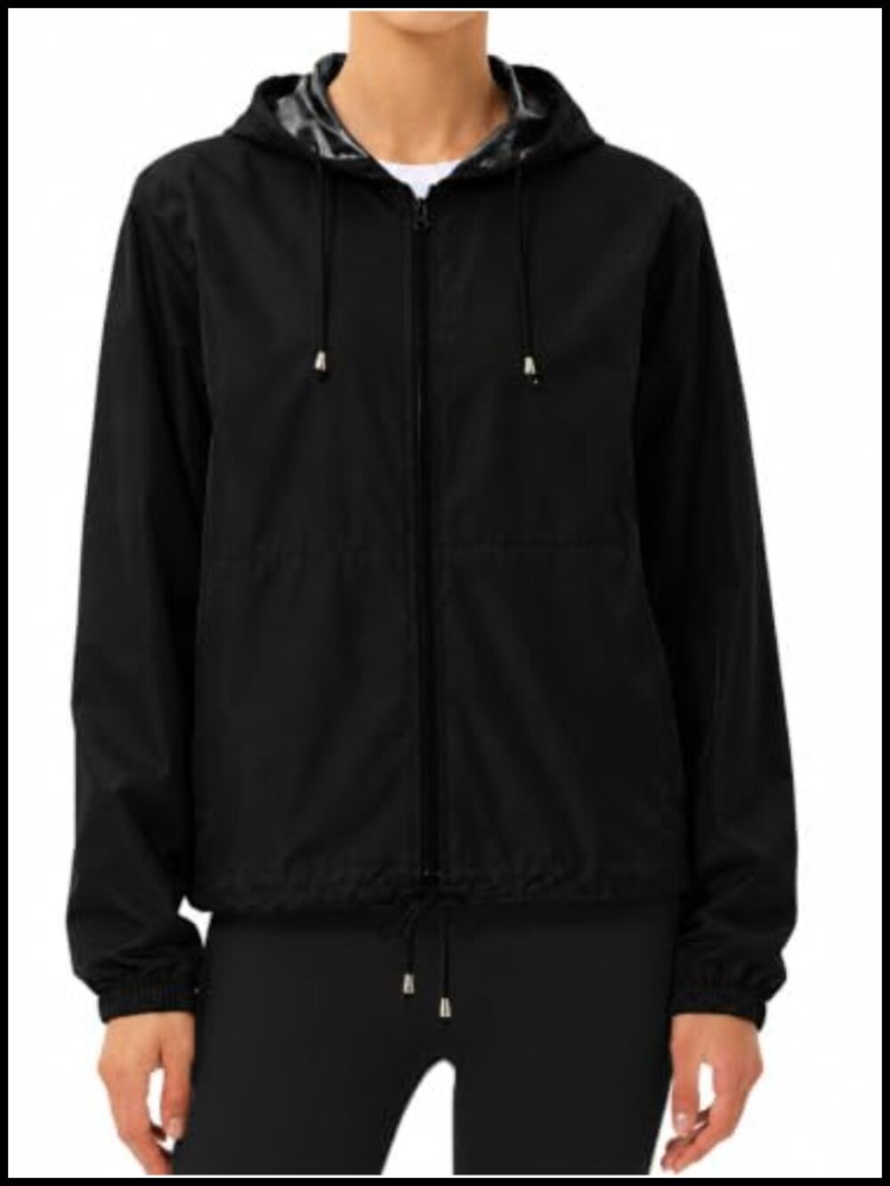 Women's Waterproof Packable Rain Jacket Lightweight Windbreaker
